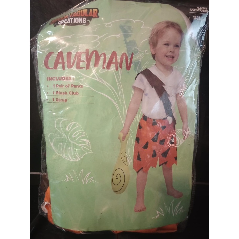Spooktacular Creations Baby Caveman Costume 18-24 Months Pants Club Strap